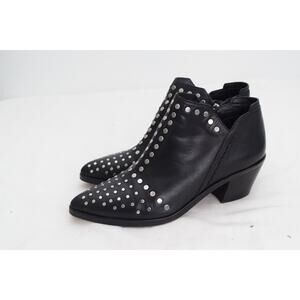 1. State Black Booties with Metallic Studs